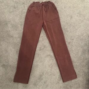 lulu lemon athletica brushed softstreme split hem high rise pant